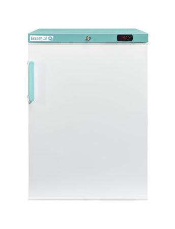 LEC Medical WSR158DC-UK Solid Single Door Ward Countertop Refrigerator, 158 Litres