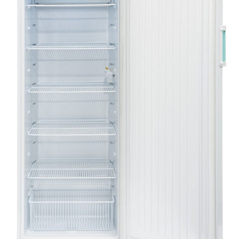 LEC Medical WSR310DC-UK Solid Single Door Ward Countertop Refrigerator, 310 Litres