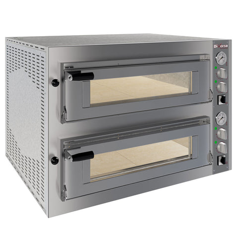 Diverso WR-FD24-MD Electric oven 2x 4 pizzas diam.350mm, 2 rooms