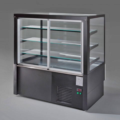Sterling Pro EVOK150-BLACK-R290A Black Patisserie Counter, 1500mm