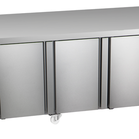 Sterling Pro Green SPI-6-250-40-NS Stainless Steel 4 Door Fridge Counter, 600mm Deep