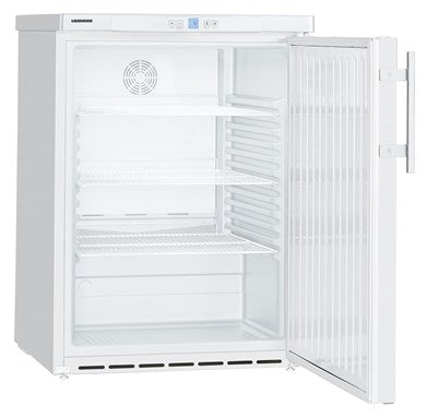 Liebherr FKUv 1610 Single Door Undercounter White Fridge, 134 Litres