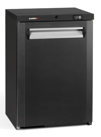 Gamko MG3/150L Maxiglass Left Hand Hinged Solid Single Door Undercounter Bottle Cooler, 150 Litres