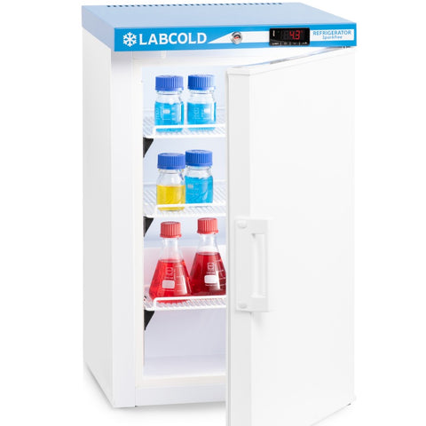 Labcold RLPR0217 Single Door Sparkfree Laboratory Undercounter Fridge, 66 Litres