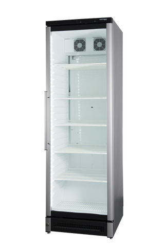 Vestfrost M 180 Glass Single Door Upright Fridge, 381 Litres
