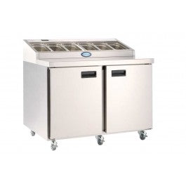 Foster FPS2HR/15-152 2 Door Refrigerated Preparation Counter, 270 Litres