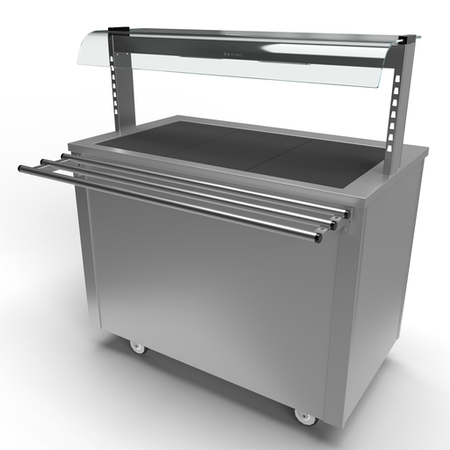 Moffat Versicarte Pro VC3HTQGTR Size 3 Hot Cupboard with Neo Ceran Hot Top Package, Complete with Gantry & Tray Rail