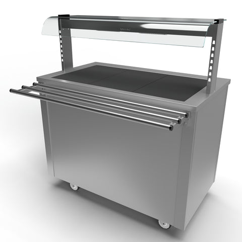 Moffat Versicarte Pro VC3HTQGTR Size 3 Hot Cupboard with Neo Ceran Hot Top Package, Complete with Gantry & Tray Rail