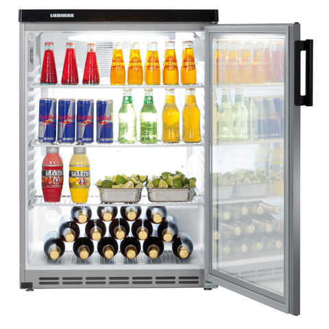 Liebherr FKvesf 1803 6.3 cuft Glass Single Door Undercounter Display Chiller, 171 Litres