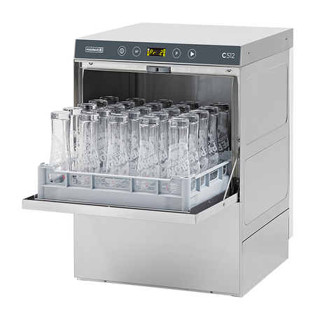Maidaid C512 Gravity Waste Undercounter Glasswasher 500mm Basket