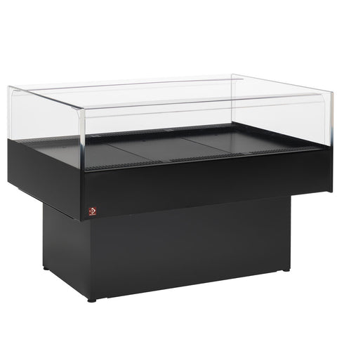 Diamond BN129/V-B5/T2 Black Panoramic Self-service Refrigerated Counter