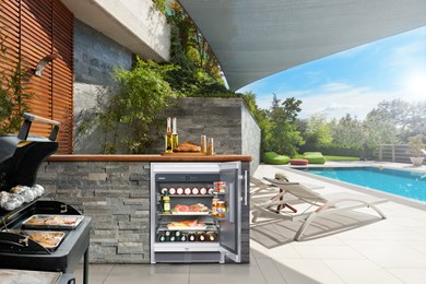 Liebherr OKES 1750 Stainless Steel Undercounter Refrigerator, 109 Litres