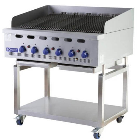 Hobart BCB900-1 Bonnet 900mm Gas Charbroiler, 22.2kW