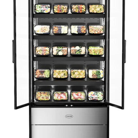 Foster EMD900G/44-104 EcoShow Multideck with Double Glass Doors, 895mm