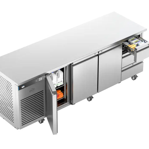 Foster EP1/4H/43-324 EcoPro G3 3 Door & 3 Drawer Refrigerated Counter, 585 Litres