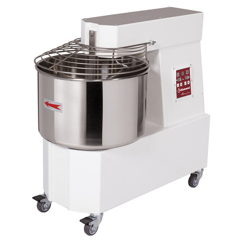 Diamond DH33/T2V Automatic 2 Speed Spiral Mixer on Wheels, 33 Liters