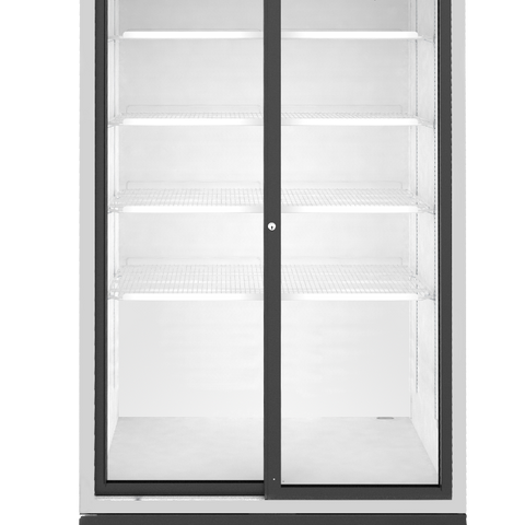 Sterling Pro Green SPD20SL Upright Sliding Double Door Display Chiller, 832 Litres