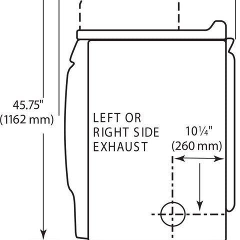 Maytag MDE28PRTGW 10.5kg Front Loader Electric Vented Dryer