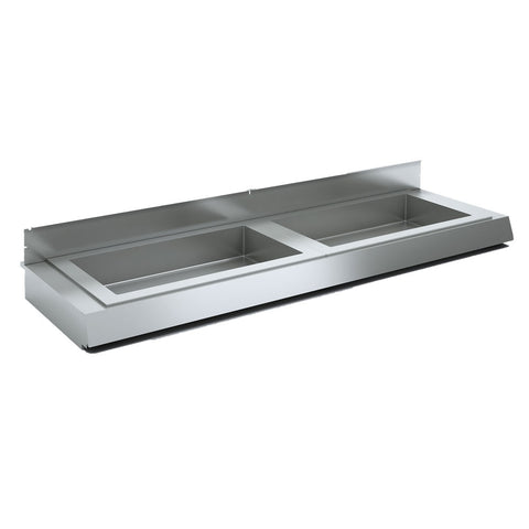 Diamond BM-10 Electric Bain Marie Tank, 2 x 1/1 GN