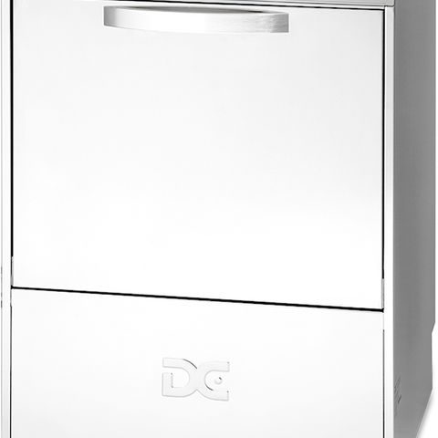 DC PG50ISD Premium Range 500mm Basket Frontloading Commercial Glasswasher with Integral Water Softener & Drain Pump, 30 Pint Capacity