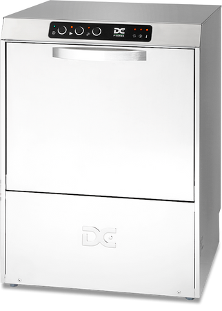 DC PG50A Premium Range 500mm Basket Frontloading Commercial Glasswasher with Break Tank, 30 Pint Capacity