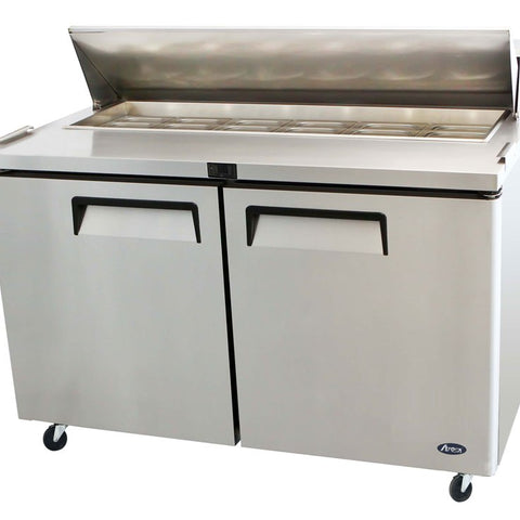 Atosa MSF8303GR 2 Door Heavy Duty Ambient Preparation Counter, 487 Litres