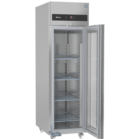 Hoshizaki Premier KG 60 C DR U Glass Single Door Stainless Steel Upright Display Refrigerator, 480 Litres
