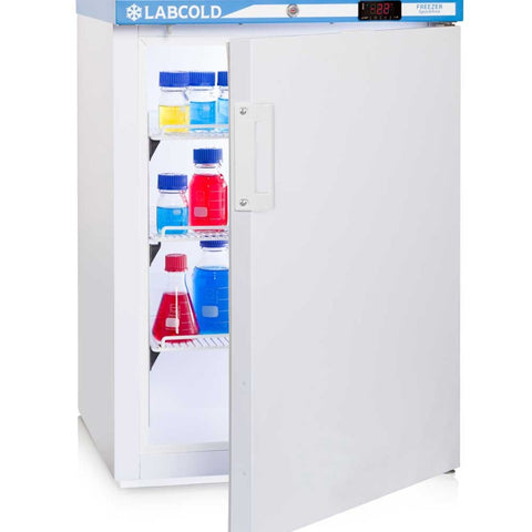 Labcold RLVF0417 Single Door Sparkfree Laboratory Undercounter Freezer, 124 Litres
