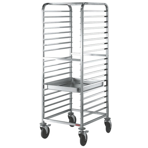 Diamond CG220/B Stainless Steel Plate Trolley, 20 x 2/1 GN