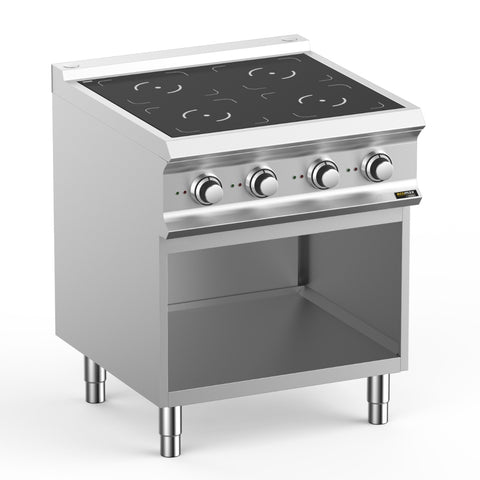 Hobart Ecomax HEIN77A 4 Zone Induction Hob on Open Cupboard, 4 x 3.5kW