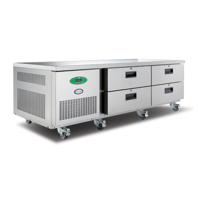 Foster LL2/4H/14-116 4 Drawer Low Level Stainless Steel Refrigerated Counter, 279 Litres