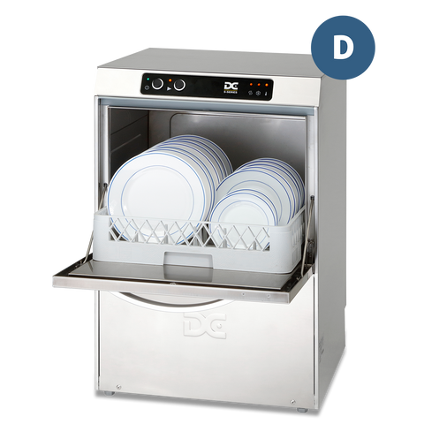 DC SD45D Standard Range 450mm Basket Frontloading Commercial Dishwasher with Drain Pump, 14 Plates