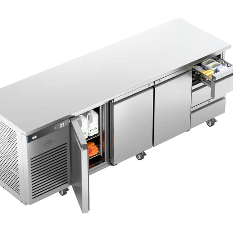 Foster EP1/4H/43-322 EcoPro G3 3 Door & 3 Drawer Refrigerated Counter, 585 Litres