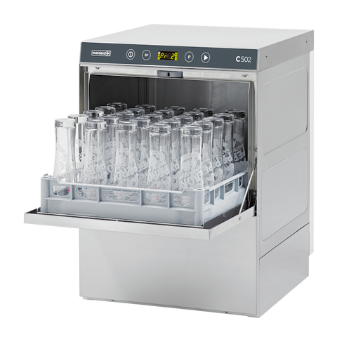Maidaid C502D Undercounter Glasswasher 500mm Basket + Drain Pump