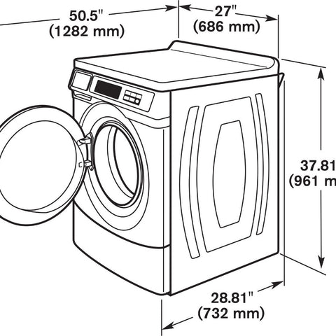Maytag MHN33PRTGW 10.5kg Front loader Washing Machine