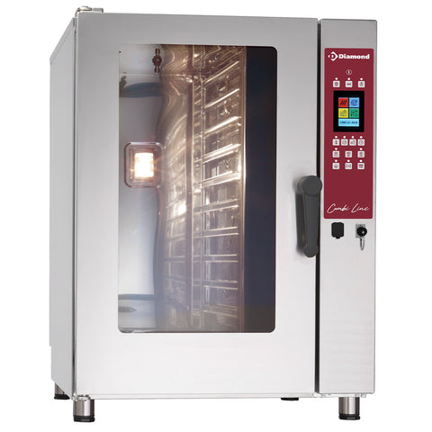 Diamond DFV-1011/PTS Touch Screen Electric Steam Convection Oven, 10 x 1/1 GN