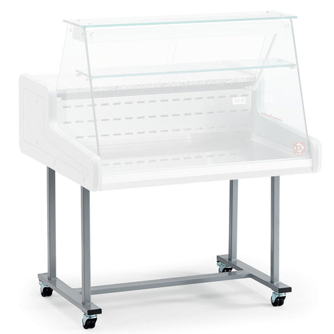 Diamond 200-Z Glass Display Undercarriage on Wheels