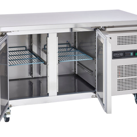 Sterling Pro Cobus SPCF200N 2 Door Freezer Counter, 282 Litres