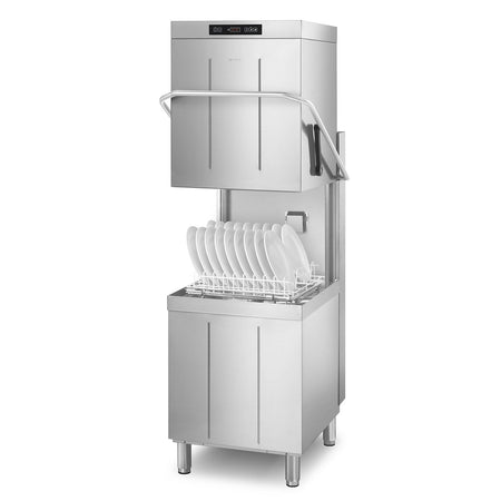 Smeg SPH505SL Passthrough Hood Type Dishwasher – 500 x 500mm Basket | Built-In Softener