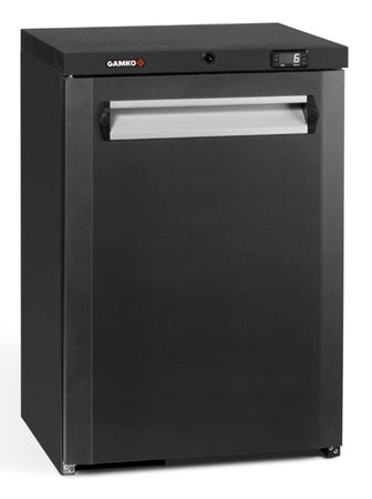 Gamko MG3/150R Maxiglass Right Hand Hinged Solid Single Door Undercounter Bottle Cooler, 150 Litres