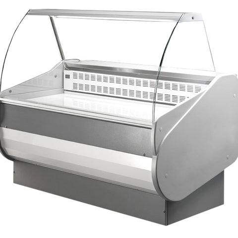 Sterling Pro SALINA80/200VCC Curved Glass Serveover Counter, 2000mm