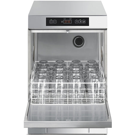 Smeg SPG405SUK Undercounter Glasswasher 400 x 400mm Basket + Built in Softener