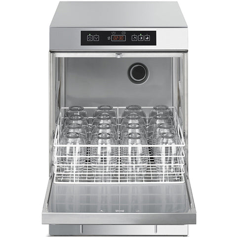 Smeg SPG405SUK Undercounter Glasswasher 400 x 400mm Basket + Built in Softener