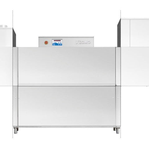 KROMO RK1640E Compact Rack Conveyor Dishwasher 86-100 Racks/h / 500 x 500 Basket