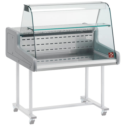 Diamond SUP10-ZC/R2 Curved Glass Refrigerated Display Counter