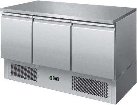 Ice-A-Cool ICE3851GR 3 Door Undercounter Fridge, 380 Litres