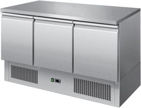 Ice-A-Cool ICE3851GR 3 Door Undercounter Fridge, 380 Litres