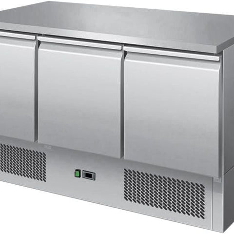Ice-A-Cool ICE3851GR 3 Door Undercounter Fridge, 380 Litres