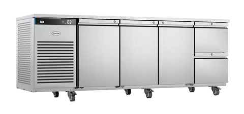 Foster EP1/4H/43-306 EcoPro G3 3 Door & 2 Drawer Refrigerated Counter, 585 Litres