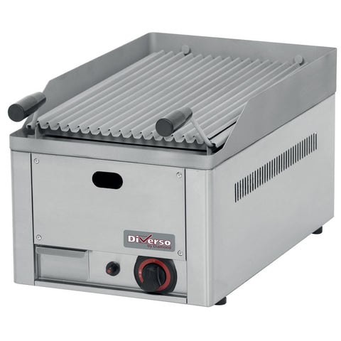 Diverso WR-GRL-G4 Lava rock grill 1/2 module 4kw